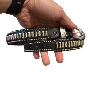 Vintage Western Style Concho Belt by Billy Belts Made in USA Size 30 6023B Mens?